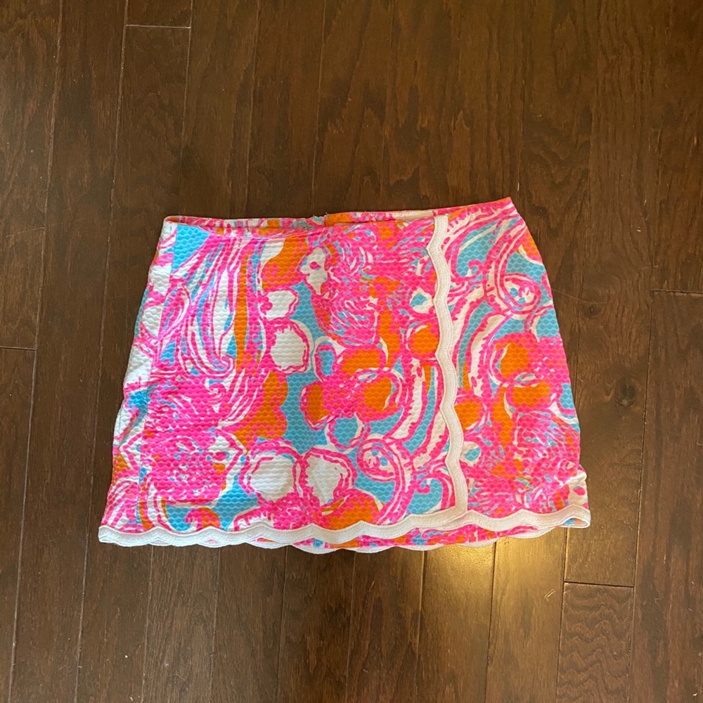 Lilly Pulitzer Scalloped Skort Skirt